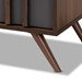 Baxton Studio Naoki Modern and Contemporary Two-Tone Grey and Walnut Finished Wood 6-Drawer Bedroom Dresser - BSOLV15COD15231-Columbia/Dark Grey-6DW-Dresser