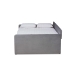 Baxton Studio Jona Modern and Contemporary Transitional Grey Velvet Fabric Upholstered and Button Tufted Queen Size Daybed with Trundle - BSOCF9183-Grey-Daybed-Q/T
