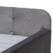 Baxton Studio Jona Modern and Contemporary Transitional Grey Velvet Fabric Upholstered and Button Tufted Queen Size Daybed with Trundle - BSOCF9183-Grey-Daybed-Q/T