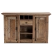 Baxton Studio Albert Modern and Contemporary Farmhouse Rustic Finished Wood 2-Door Dining Room Sideboard Buffet - BSOBH-001-Yosemile Oak-Buffet