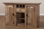 Baxton Studio Albert Modern and Contemporary Farmhouse Rustic Finished Wood 2-Door Dining Room Sideboard Buffet - BSOBH-001-Yosemile Oak-Buffet