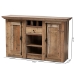 Baxton Studio Albert Modern and Contemporary Farmhouse Rustic Finished Wood 2-Door Dining Room Sideboard Buffet - BSOBH-001-Yosemile Oak-Buffet