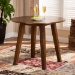 Baxton Studio Ela Modern and Contemporary Walnut Brown Finished 35-Inch-Wide Round Wood Dining Table - BSORH7230T-Walnut-35-IN-DT