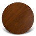 Baxton Studio Tilde Modern and Contemporary Walnut Brown Finished 35-Inch-Wide Round Wood Dining Table - BSORH7232T-Walnut-35-IN-DT