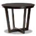 Baxton Studio Sorley Modern and Contemporary Dark Brown Faux Leather Upholstered and Dark Brown Finished Wood 5-Piece Dining Set - BSOSorley-Dark Brown-5PC Dining Set