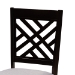 Baxton Studio Lilly Modern and Contemporary Grey Fabric Upholstered and Dark Brown Finished Wood 5-Piece Dining Set - BSOLilly-Grey/Dark Brown-5PC Dining Set