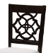 Baxton Studio Eliza Modern and Contemporary Grey Fabric Upholstered and Walnut Brown Finished Wood 5-Piece Dining Set - BSOEliza-Grey/Dark Brown-5PC Dining Set