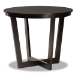 Baxton Studio Irma Modern and Contemporary Dark Brown Faux Leather Upholstered and Dark Brown Finished Wood 5-Piece Dining Set - BSOIrma-Dark Brown-5PC Dining Set
