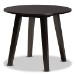 Baxton Studio Imogen Modern and Contemporary Grey Fabric Upholstered and Dark Brown Finished Wood 5-Piece Dining Set - BSOImogen-Grey/Dark Brown-5PC Dining Set