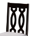 Baxton Studio Imogen Modern and Contemporary Grey Fabric Upholstered and Dark Brown Finished Wood 5-Piece Dining Set - BSOImogen-Grey/Dark Brown-5PC Dining Set
