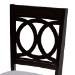 Baxton Studio Bennett Modern and Contemporary Grey Fabric Upholstered and Dark Brown Finished Wood 6-Piece Dining Set - BSORH315C-Grey/Dark Brown-6PC Dining Set
