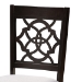 Baxton Studio Valerie Modern and Contemporary Grey Fabric Upholstered and Dark Brown Finished Wood 5-Piece Dining Set - BSOValerie-Grey/Dark Brown-5PC Dining Set
