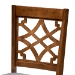 Baxton Studio Tricia Modern and Contemporary Grey Fabric Upholstered and Walnut Brown Finished Wood 5-Piece Dining Set - BSOTricia-Grey/Walnut-5PC Dining Set