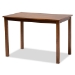 Baxton Studio Kasia Modern and Contemporary Grey Fabric Upholstered and Walnut Brown Finished Wood 5-Piece Dining Set - BSOKasia-Grey/Walnut-5PC Dining Set