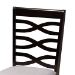 Baxton Studio Lanier Modern and Contemporary Grey Fabric Upholstered and Dark Brown Finished Wood 7-Piece Dining Set - BSORH318C-Grey/Dark Brown-7PC Dining Set