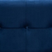 Baxton Studio Parker Glam and Luxe Navy Blue Velvet Upholstered and Gold Metal Finished Storage Ottoman - BSOJY20A122L-Navy Blue/Gold-Storage Otto