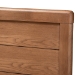 Baxton Studio Alba Modern Transitional Ash Walnut Brown Finished Wood Full Size 4-Drawer Platform Storage Bed with Built-In Shelves - BSOAlba-Ash Walnut-Full