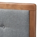 Baxton Studio Cosma Modern Transitional Ash Walnut Brown Finished Wood 4-Drawer Full Size Platform Storage Bed - BSOCosma-Dark Grey/Ash Walnut-Full