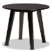 Baxton Studio Daisy Modern and Contemporary Grey Fabric Upholstered and Dark Brown Finished Wood 5-Piece Dining Set - BSODaisy-Grey/Dark Brown-5PC Dining Set