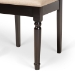 Baxton Studio Callie Modern and Contemporary Sand Fabric Upholstered and Dark Brown Finished Wood 7-Piece Dining Set - BSOCallie-Sand/Dark Brown-7PC Dining Set