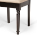 Baxton Studio Cherese Modern and Contemporary Sand Fabric Upholstered and Dark Brown Finished Wood 2-Piece Dining Chair Set - BSORH334C-Sand/Dark Brown-DC-2PK