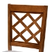Baxton Studio Jana Modern and Contemporary Grey Fabric Upholstered and Walnut Brown Finished Wood 7-Piece Dining Set - BSOJana-Grey/Walnut-7PC Dining Set