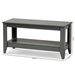 Baxton Studio Elada Modern and Contemporary Grey Finished Wood Coffee Table - BSOCT8000-Grey-CT