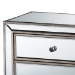 Baxton Studio Fadri Contemporary Glam and Luxe Mirrored 2-Drawer End Table - BSORXF-2393-ET