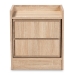 Baxton Studio Hale Modern and Contemporary Oak Finished Wood 1-Door Nightstand - BSOET8003-Oak-NS