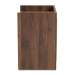 Baxton Studio Hale Modern and Contemporary Walnut Brown Finished Wood 1-Door Nightstand - BSOET8003-Walnut-NS