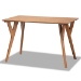 Baxton Studio Odessa Mid-Century Modern Grey Fabric Upholstered and Walnut Brown Finished Wood 3-Piece Dining Nook Set - BSOBBT8054-Grey/Walnut-3PC Dining Nook Set