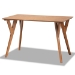 Baxton Studio Odessa Mid-Century Modern Grey Fabric Upholstered and Walnut Brown Finished Wood 5-Piece Dining Nook Set - BSOBBT8054-Grey/Walnut-5PC Dining Nook Set