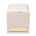 Baxton Studio Powell Glam and Luxe Beige Velvet Fabric Upholstered and Gold PU Leather Storage Ottoman - BSOWS-2019-Beige Velvet/Gold-Otto