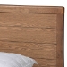 Baxton Studio Alba Modern Transitional Ash Walnut Brown Finished Wood King Size 4-Drawer Platform Storage Bed with Built-In Shelves - BSOAlba-Ash Walnut-King
