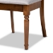 Baxton Studio Lucie Modern and Contemporary Grey Fabric Upholstered and Walnut Brown Finished Wood 2-Piece Dining Chair Set - BSORH333C-Grey/Walnut-DC-2PK