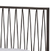 Baxton Studio Jeanette Modern and Contemporary Black Bronze Finished Metal Full Size Platform Bed - BSOTS-Ebba-Black-Full