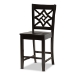 Baxton Studio Nicolette Modern and Contemporary Transitional Dark Brown Finished Wood 5-Piece Pub Set - BSORH340P-Dark Brown-5PC Pub Set