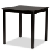 Baxton Studio Nicolette Modern and Contemporary Transitional Dark Brown Finished Wood 5-Piece Pub Set - BSORH340P-Dark Brown-5PC Pub Set