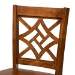 Baxton Studio Nicolette Modern and Contemporary Transitional Walnut Brown Finished Wood 2-Piece Counter Stool Set - BSORH340P-Walnut Wood Scoop Seat-PC