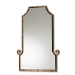 Baxton Studio Layan Glamourous Hollywood Regency Style Gold Finished Metal Bamboo Inspired Accent Wall Mirror