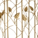 Baxton Studio Anaya Modern and Contemporary Glam Brushed Gold Finished Metal and Glass Leaf Accent End Table - BSOJY20A251-Gold-ET
