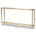Baxton Studio Alessa Modern and Contemporary Glam Gold Finished Metal and Mirrored Glass Console Table - BSOJY20A254-Gold-Console