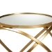 Baxton Studio Desma Glam and Luxe Gold Finished Metal and Mirrored Glass End Table - BSOJY20A260-Gold-ET