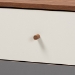 Baxton Studio Halden Mid-Century Modern Multicolor Walnut Brown and Grey Gradient Finished Wood 2-Door Dining Room Sideboard Buffet - BSOFP-11022-Grey/Walnut-Sideboard