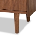 Baxton Studio Halden Mid-Century Modern Multicolor Walnut Brown and Grey Gradient Finished Wood 2-Door Dining Room Sideboard Buffet - BSOFP-11022-Grey/Walnut-Sideboard