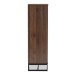Baxton Studio Neil Modern and Contemporary Walnut Brown Finished Wood and Black Finished Metal Multipurpose Storage Cabinet - BSOMPC8010-Walnut-Cabinet