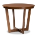 Baxton Studio Salida Modern and Contemporary Transitional Walnut Brown Finished Wood 5-Piece Dining Set - BSOSalida-Walnut-5PC Dining Set