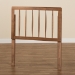 Baxton Studio Valin Modern and Contemporary Ash Walnut Finished Wood Twin Size Headboard - BSOMG9730-Ash Walnut-HB-Twin