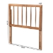 Baxton Studio Valin Modern and Contemporary Ash Walnut Finished Wood Twin Size Headboard - BSOMG9730-Ash Walnut-HB-Twin
