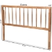 Baxton Studio Valin Modern and Contemporary Ash Walnut Finished Wood King Size Headboard - BSOMG9730-Ash Walnut-HB-King